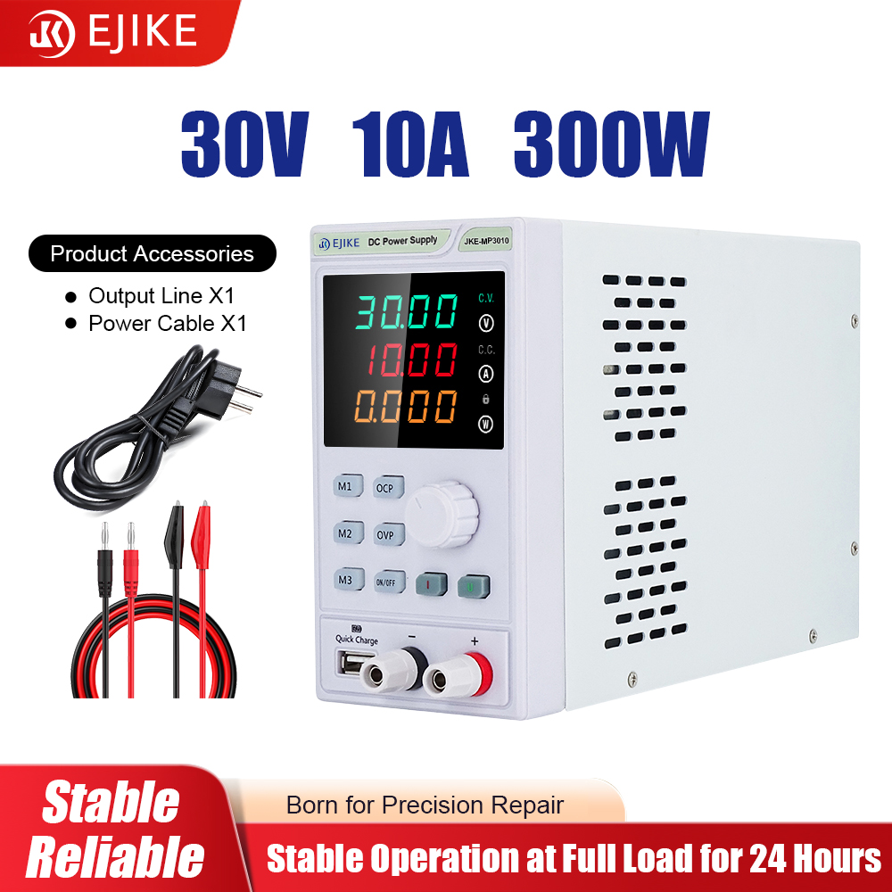 Programmable Dc Power Supply 60V 10A - Alimentatore DC EJIKE 300W Programmabile 30V