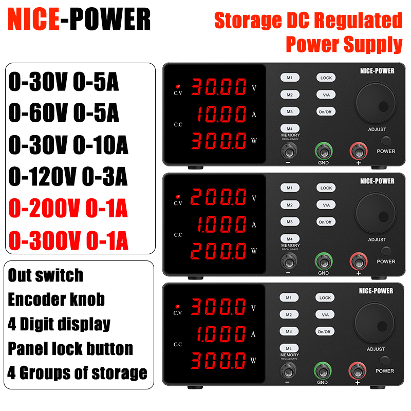 Alimentatore DC NICE-POWER 200 - Switching Dc Power Supply 300V 1A recensione e prezzo